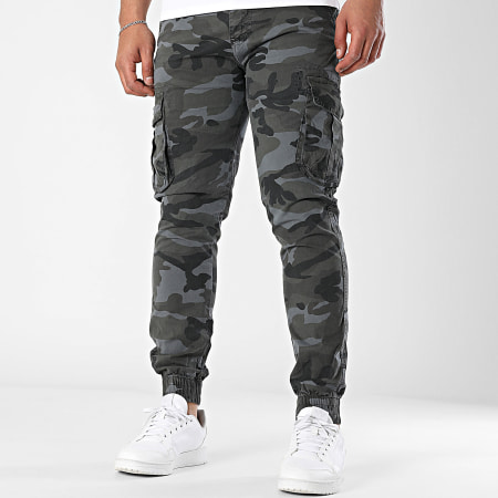 MTX - Pantalon Cargo 973 Gris Anthracite Camouflage