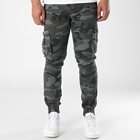 MTX - Pantalon Cargo 973 Gris Anthracite Camouflage