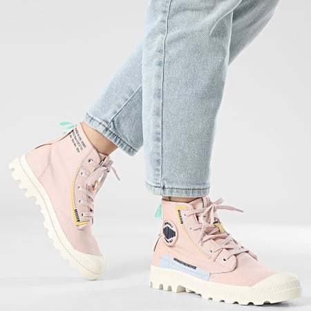 Palladium - Boots Femmes Pampa Underlayer 99183 Rose Smoke