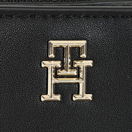 Tommy Hilfiger - Portefeuille Femme Logotape Med 7408 Noir