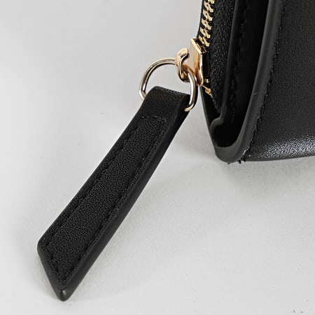 Tommy Hilfiger - Portefeuille Femme Logotape Med 7408 Noir