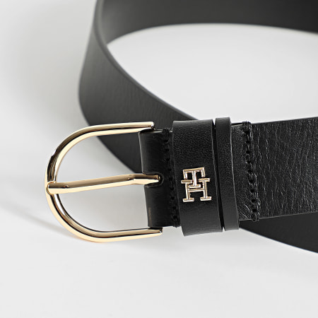 Tommy Hilfiger - Ceinture Femme Essential Effortless 6837 Noir Doré