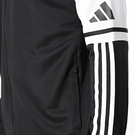 Adidas Sportswear - Veste Zippée SQ25 JE2774 Noir Blanc