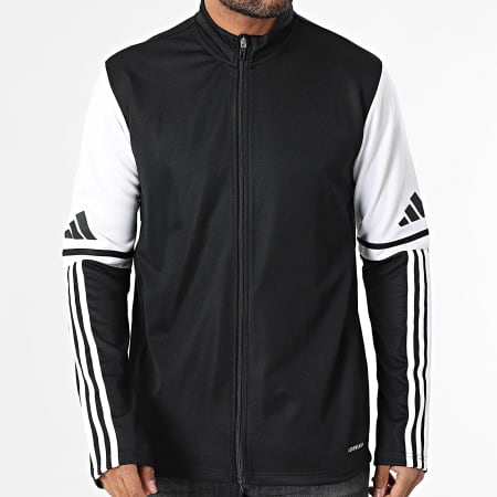 Adidas Sportswear - Veste Zippée SQ25 JE2774 Noir Blanc