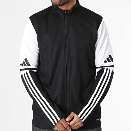 Adidas Sportswear - Veste Zippée SQ25 JE2774 Noir Blanc