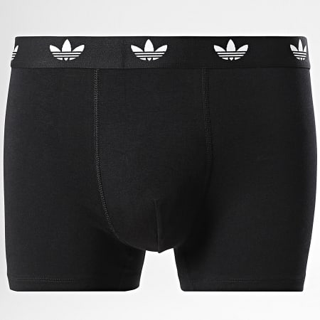 Adidas Originals - Lot De 3 Boxers JK3870 Blanc Gris Chiné Noir