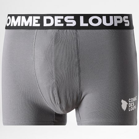 Comme Des Loups - Lot De 3 Boxers Classic Blanc Gris Noir