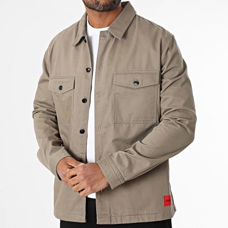 HUGO - Enalu overshirt 50468744 Khaki green - Ryses HUGO - Enalu overshirt 50468744 Khaki green - Ryses