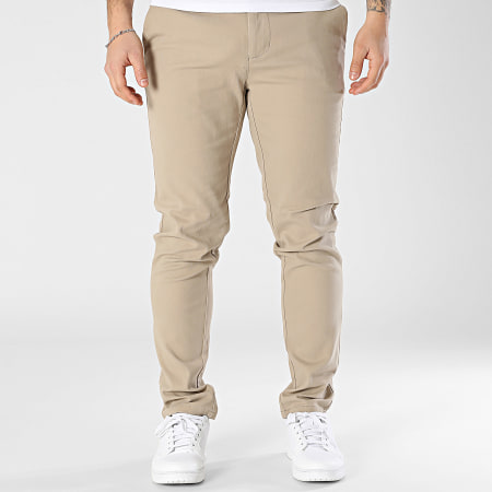 Only And Sons - Pantalon Chino Slim Nicky Pete Beige
