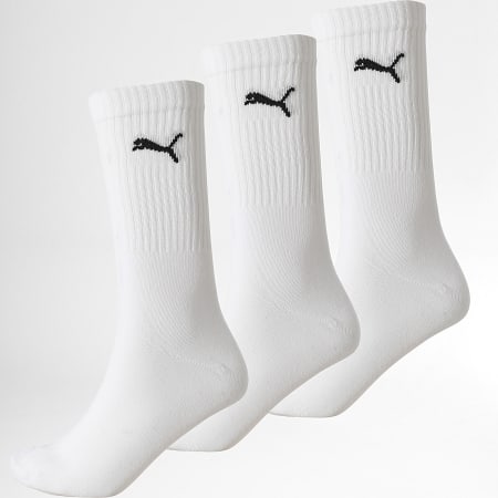 Puma - Lot De 3 Paires De Chaussettes 100000945 Blanc