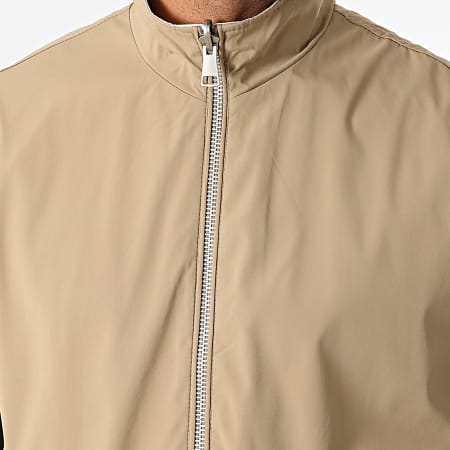 Frilivin - Veste Sans Manches Réversible 304 Camel Ecru