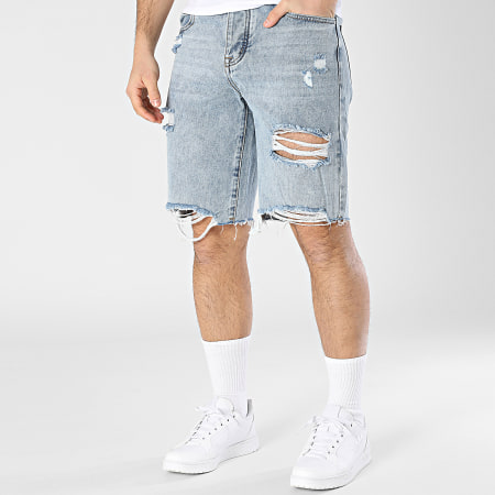 Frilivin - Short Jean 498 Bleu Denim