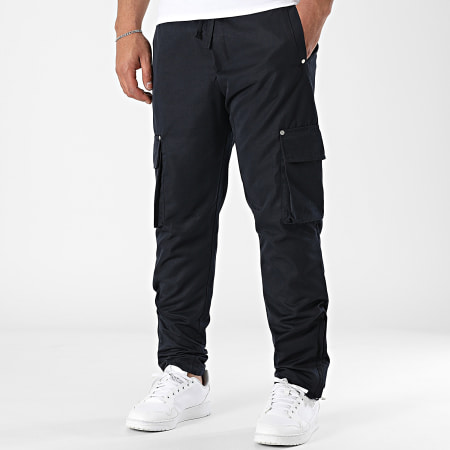 Ikao - Pantalon Cargo 036 Bleu Marine