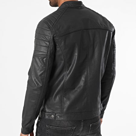 Produkt - Veste Simili Cuir Rocky Noir