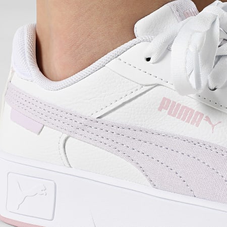 Puma - Baskets Femme Carina Street Beach Florals Jr 400653 White Lilac Frost Rose Mauve