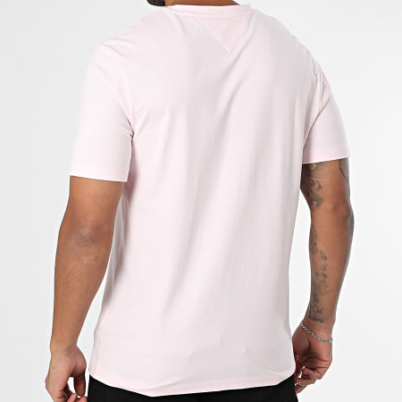 Tommy Hilfiger - Tee Shirt Col V Essential 9249 Rose