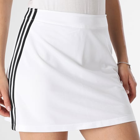 Adidas Originals - Jupe Jogging A Bandes Femme 3 Stripes Mini JD0284 Blanc