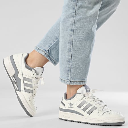 Adidas Originals - Baskets Femme Forum Low CL JI0405 Cloud White Grey Three Grey Two