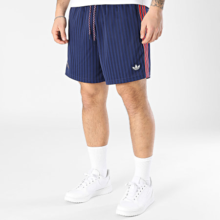 Adidas Originals - Short Jogging A Bandes Arsenal Icon JF0548 Bleu Marine