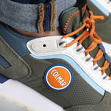 Colmar - Sneakers Travis Expedition 076 Verde Militare Multicolore