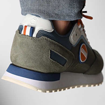Colmar - Sneakers Travis Expedition 076 Verde Militare Multicolore