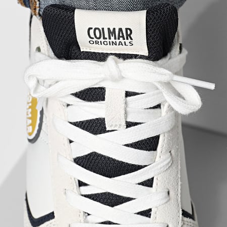 Colmar - Zapatillas Travis Block 068 Off White Navy Citrus Green