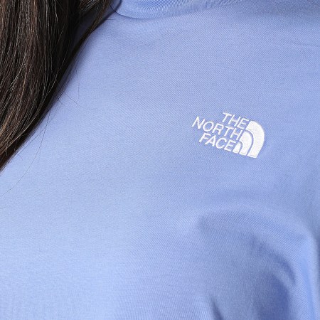 The North Face - Robe Tee Shirt Femme Essential A87NF Bleu Clair