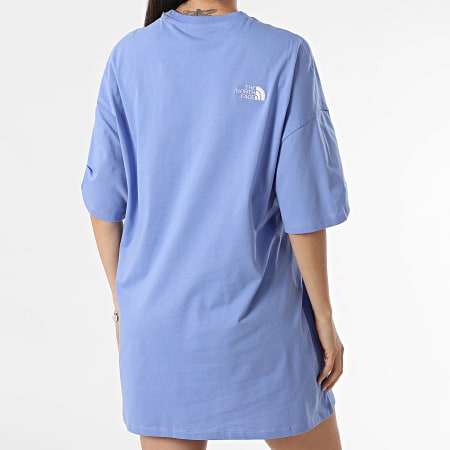 The North Face - Robe Tee Shirt Femme Essential A87NF Bleu Clair