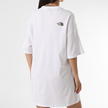 The North Face - Robe Tee Shirt Femme Essential A87NF Blanc