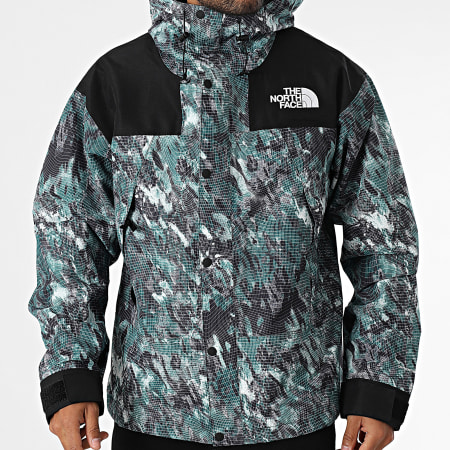 The North Face - Veste Zippée Capuche Dryvent Mono A88XF Vert Noir