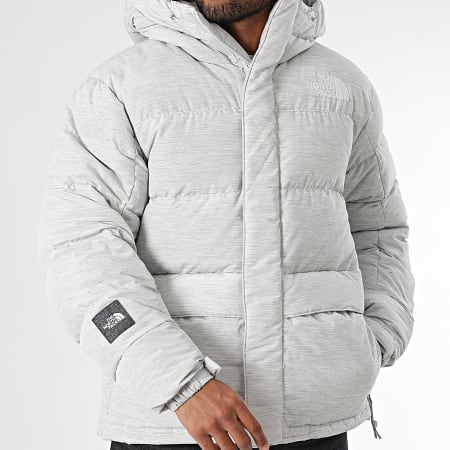 The North Face - Doudoune Capuche Regrind Himalayan A8BNK Gris Chiné