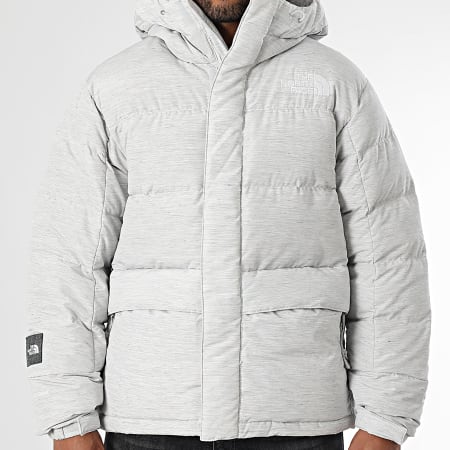 The North Face - Doudoune Capuche Regrind Himalayan A8BNK Gris Chiné