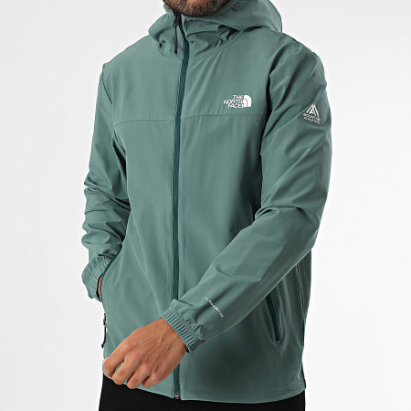 The North Face - Veste Zippée Capuche Wind A8BP1 Vert