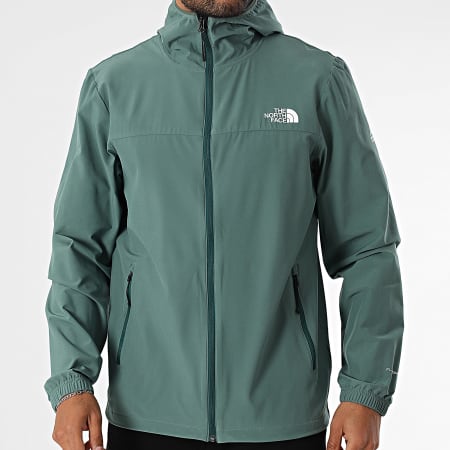The North Face - Veste Zippée Capuche Wind A8BP1 Vert