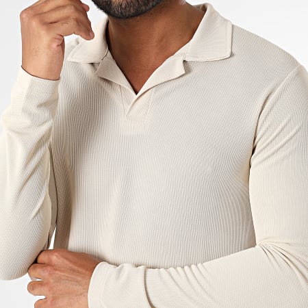 Uniplay - Polo Manches Longues 183 Beige