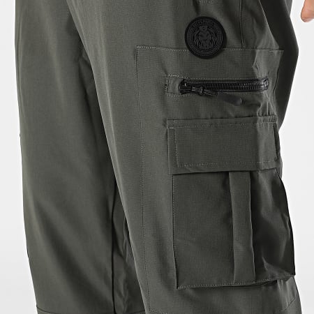 Zelys Paris - Pantalon Cargo Garko Vert Kaki