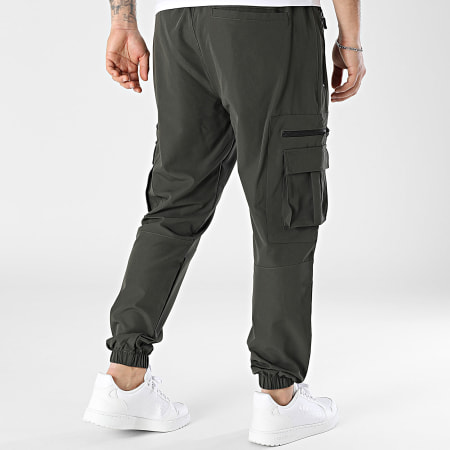 Zelys Paris - Pantalon Cargo Garko Vert Kaki