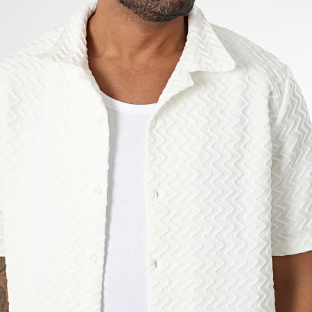 KZR - Ensemble Chemise Manches Courtes Et Pantalon 180 Beige Clair
