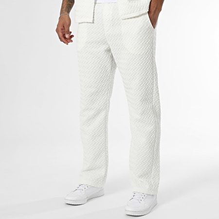 KZR - Ensemble Chemise Manches Courtes Et Pantalon 180 Beige Clair