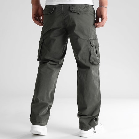LBO - Lote De 2 Pantalones Cargo Relaxed Fit 0537 0536 Gris Antracita Negro