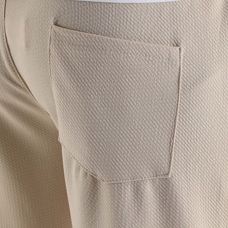 LBO - Lot De 2 Pantalons Jogging Waffle Large 1369 1367 Noir Beige