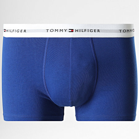 Tommy Hilfiger - Lot De 3 Boxers Trunk 2761 Bleu Marine Bleu Clair Gris