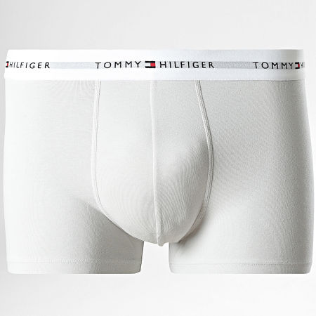 Tommy Hilfiger - Lot De 3 Boxers Trunk 2761 Bleu Marine Bleu Clair Gris