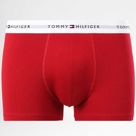 Tommy Hilfiger - Lot De 5 Boxers 3432 Rouge Gris Bleu Clair Bleu Roi