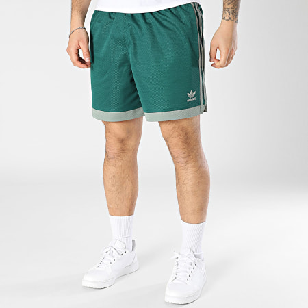 Adidas Originals - Short Jogging A Bandes Mockeylet JP1101 Vert