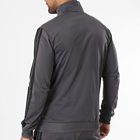 Adidas Sportswear - Ensemble De Survetement A Bandes Tiro JI8863 Gris Anthracite