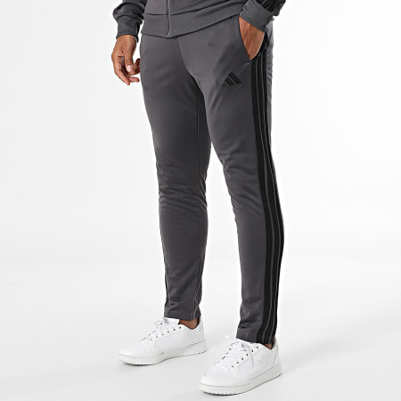 Adidas Sportswear - Ensemble De Survetement A Bandes Tiro JI8863 Gris Anthracite