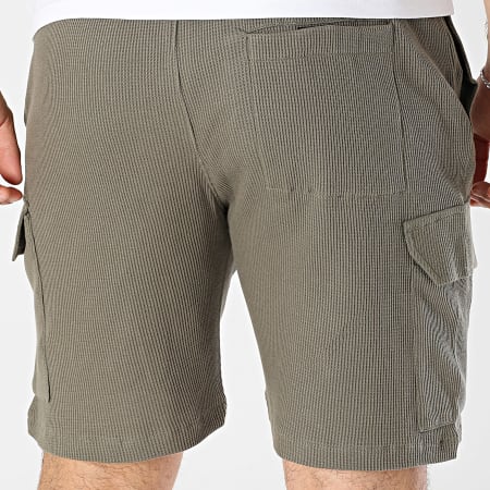 Deeluxe - Short Cargo Waffle Hobart 05T757M Verde Kaki