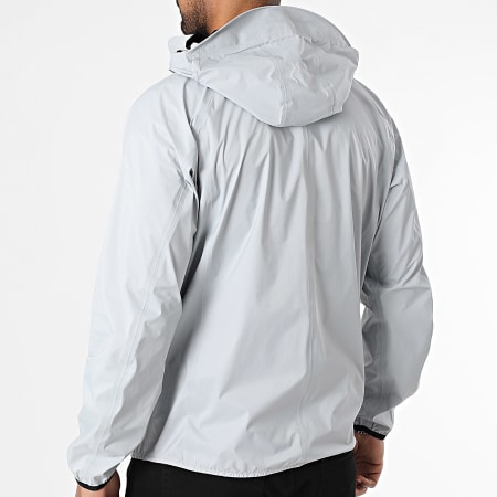 K-Way - Coupe-Vent Capuche Zippé Roche Gris