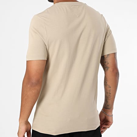 Tommy Hilfiger - Tee Shirt Chest Insert 6498 Beige